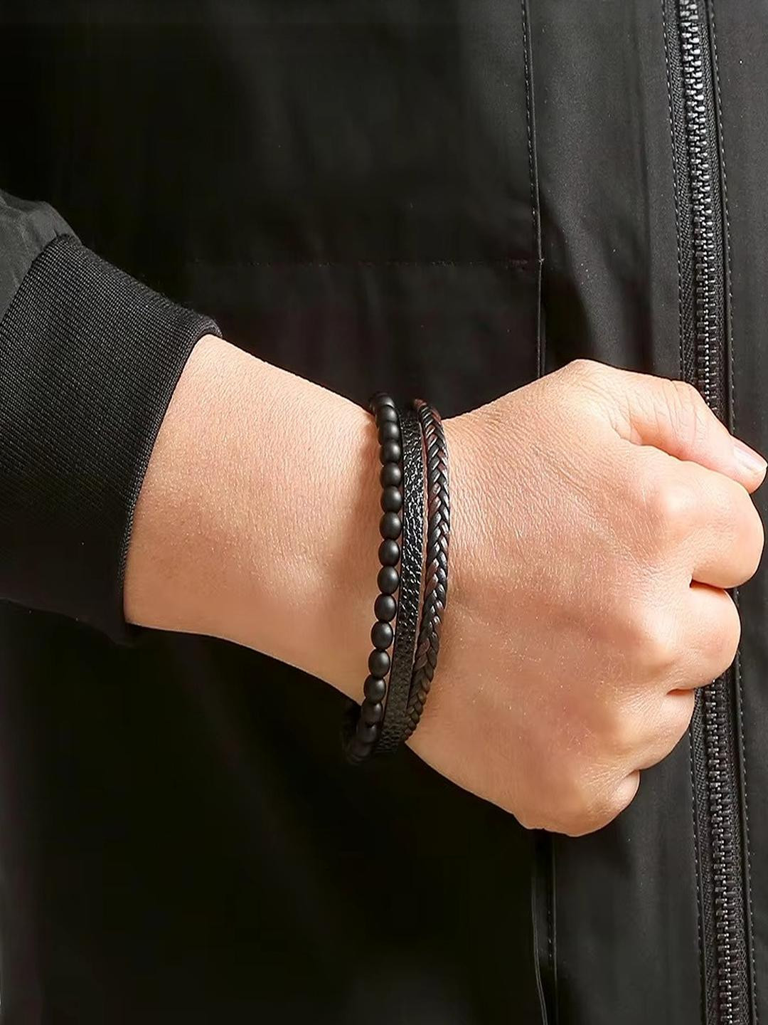 Vientiq Brown Leather Bracelet