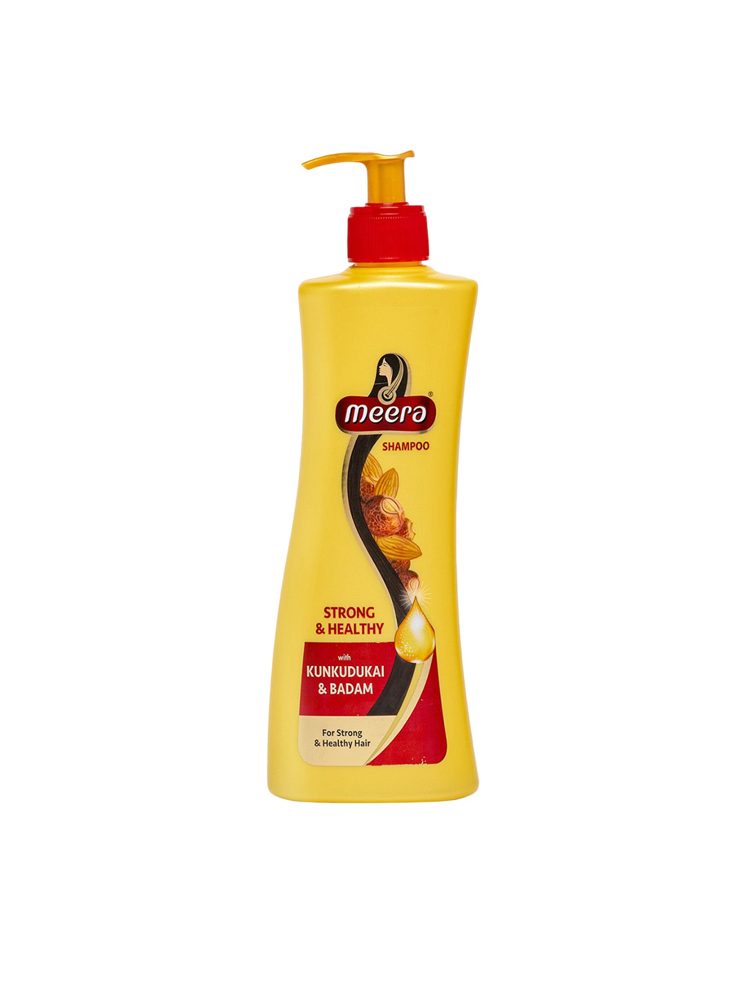 MEERA Strong & Healthy Shampoo With Badam - 340 ml