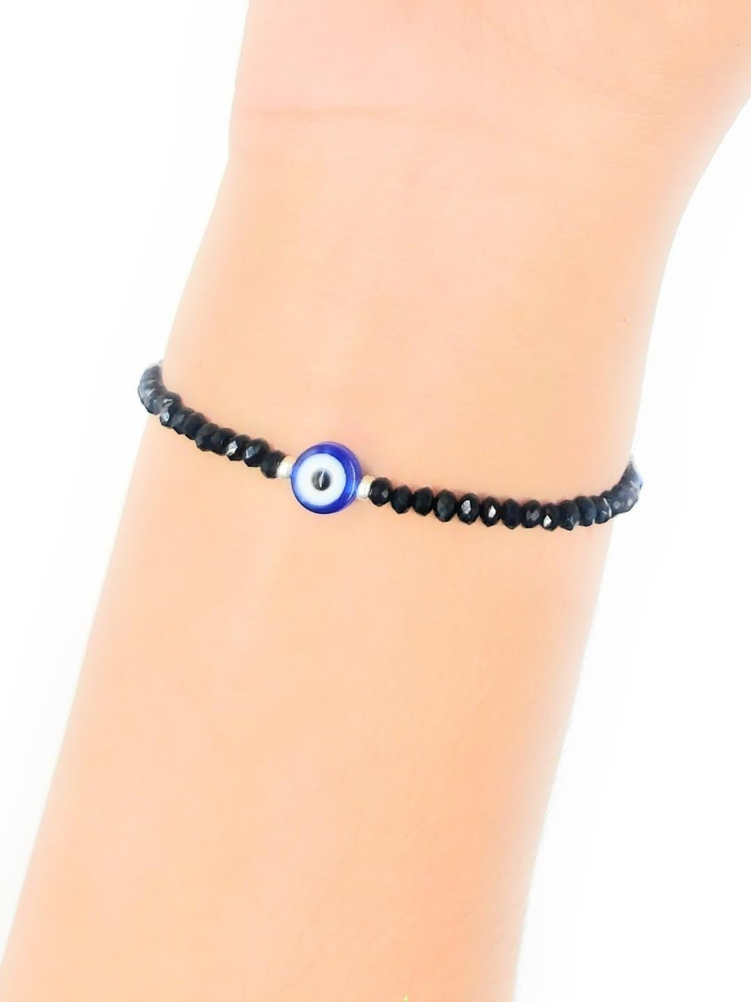 QNAM Silver Metal Bracelet