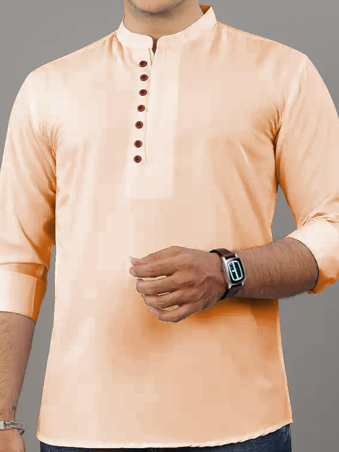 CROWNTAIL Cotton Men Kurtas