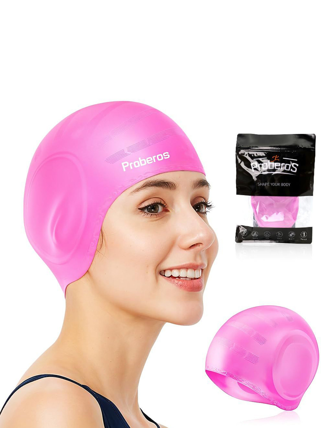 Gustave Elastic Fit Professional Swim Cap