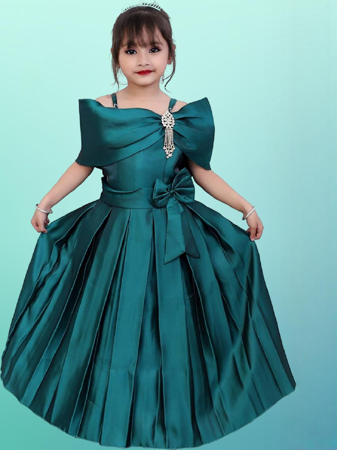 PRENA FASHION Girls Green Dresses