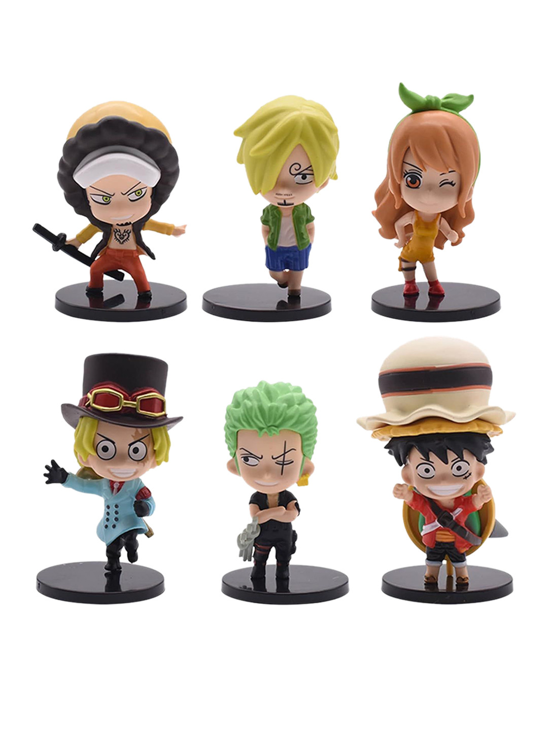 AUGEN One Piece C 6Pcs Action Figurine Limited Edition Kid Figure