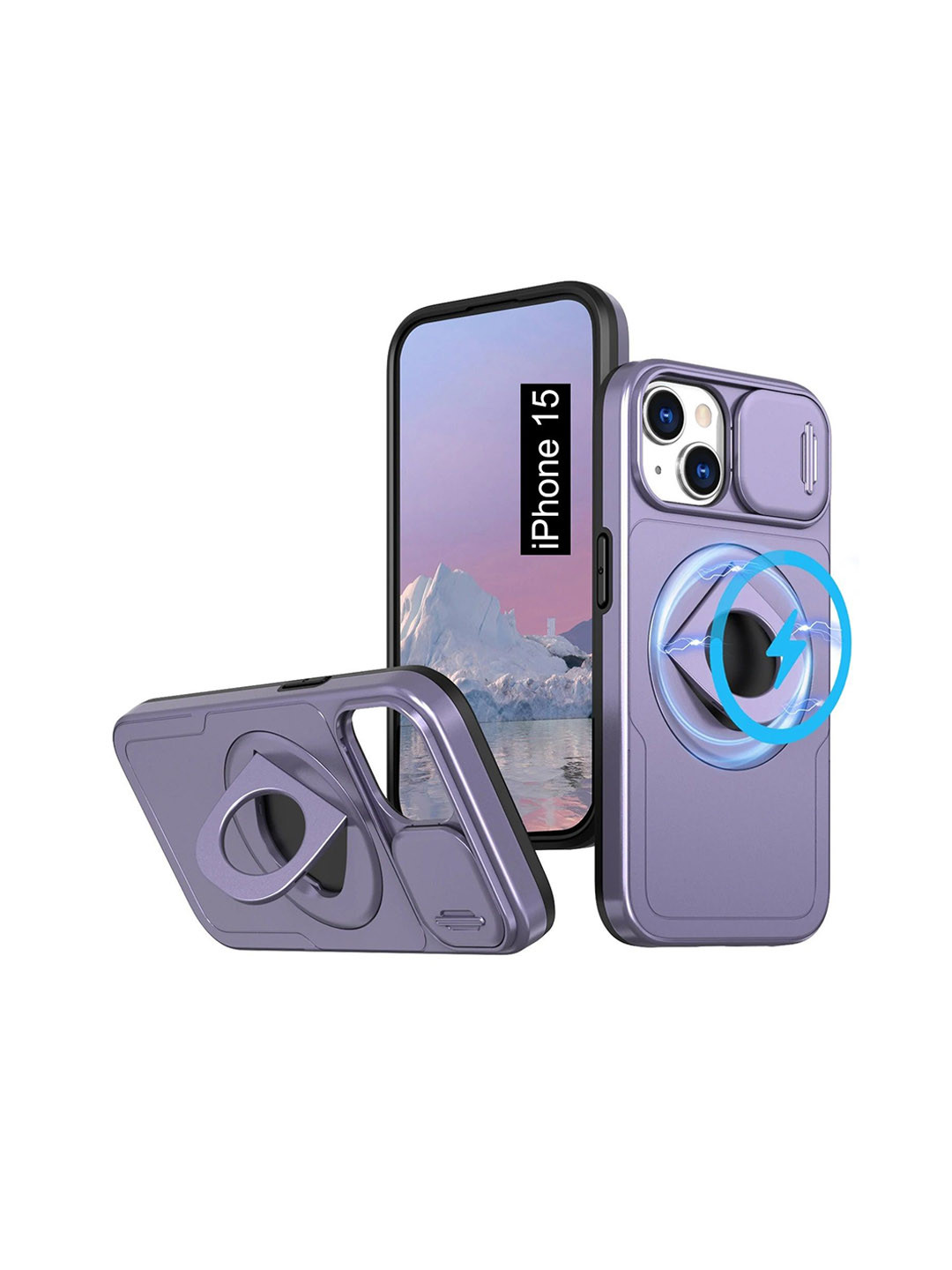 Luxury Kase Unisex iPhone 15 Back Case Mobile Accessories