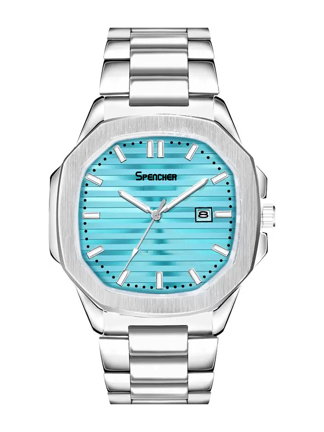 SPENCHER Men Bracelet Style Straps Analogue Multi Function Watch SW Nautilus