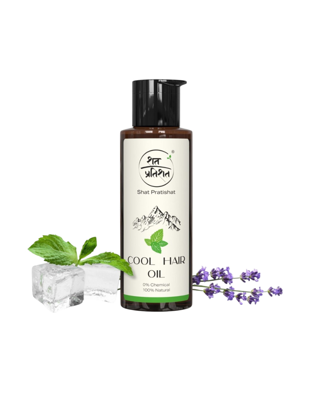 SHAT PRATISHAT Cool Hair Massage Oil For Calming Relaxing - 100 ml