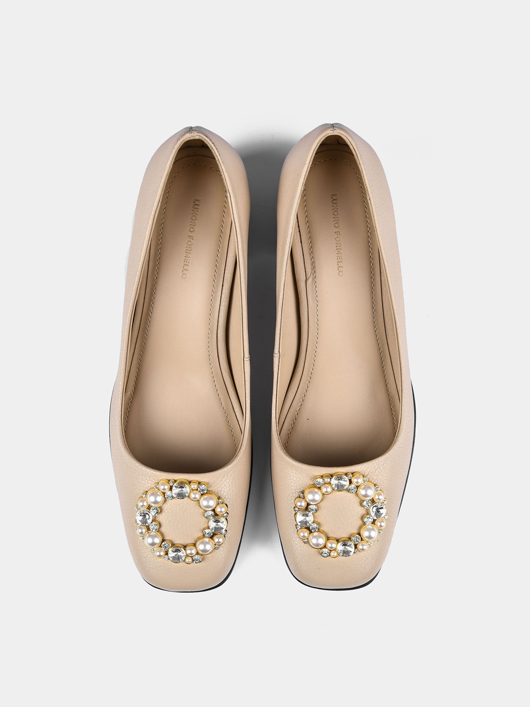 LUXORO FORMELLO Embellished Slip On Pump Heels