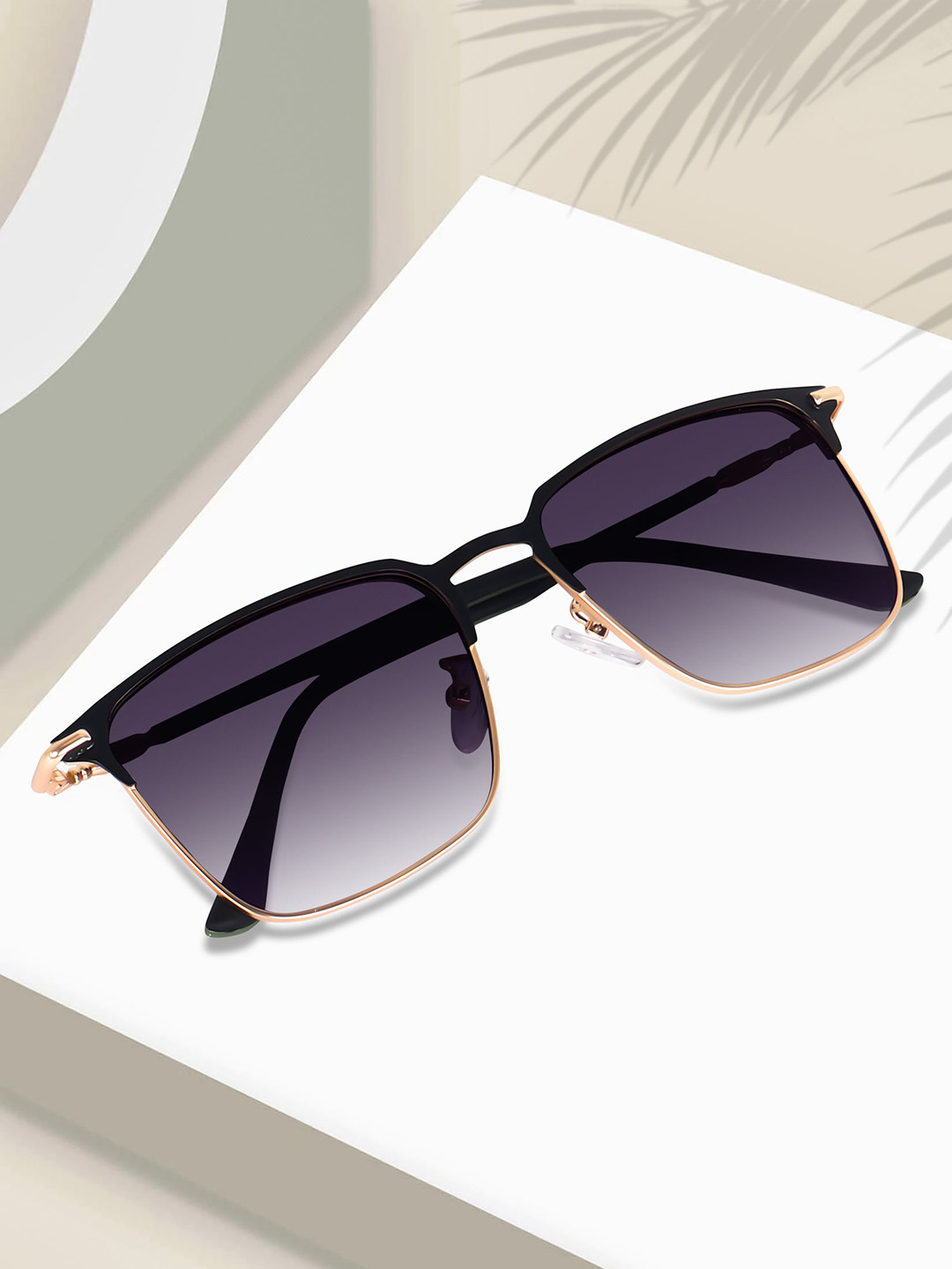 Peter Jones Eyewear Unisex UV Protected Square Sunglasses T7029BG