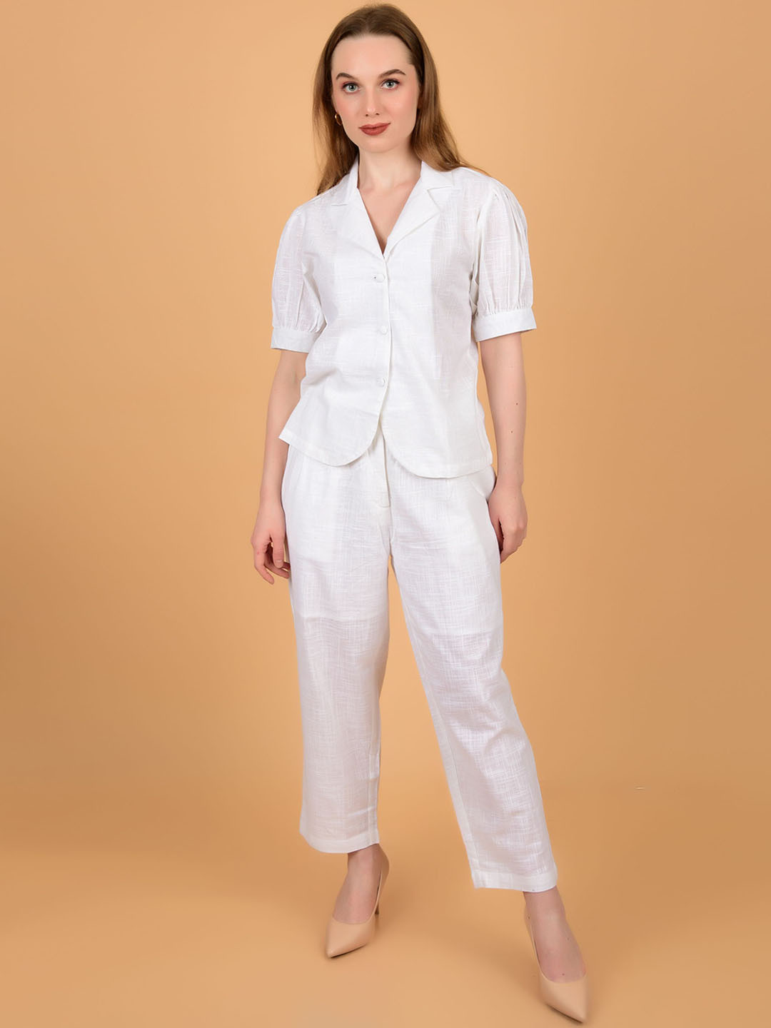 COORDSHUB Women Pure Cotton Co-Ords Set