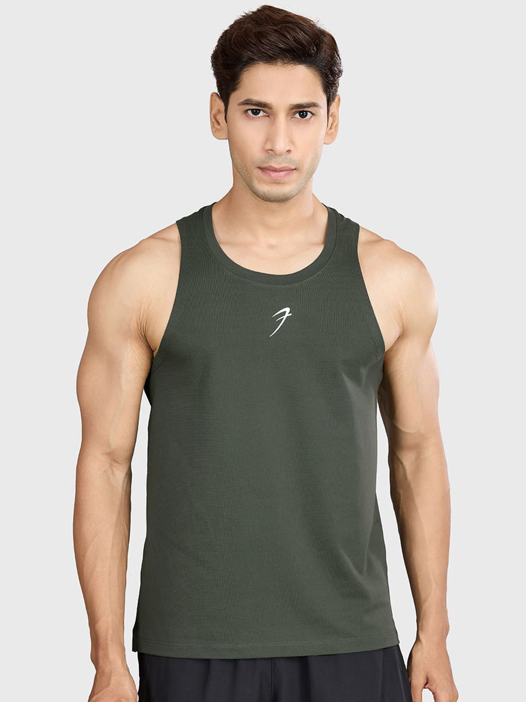 FUAARK Running Regular Fit Sretchable & lightweight Tank for Men's