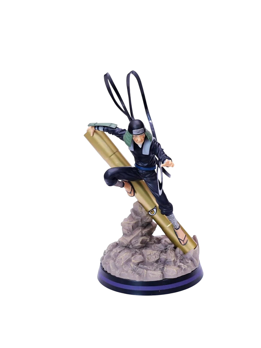 AUGEN Blue & Gold Toned Hiruzen Sarutobi Figure Showpiece