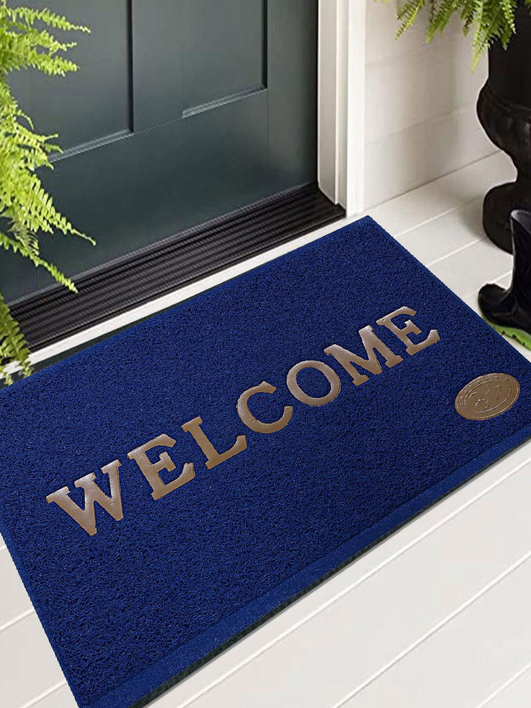 IVAZA Blue Anti-Skid PVC Doormat