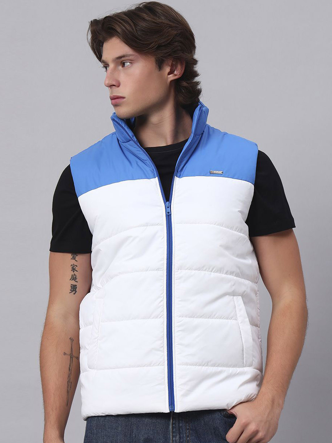 AR-FIT Men Rapid-Dry Lightweight Colourblocked Padded Jacket