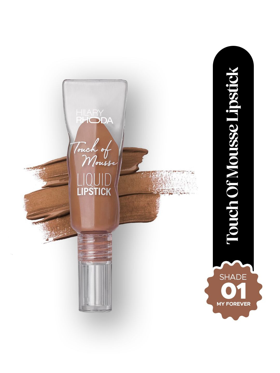 Hilary Rhoda Touch Of Mousse Matte Finish Waterproof Liquid Lipstick - 5ml - Shade- 01