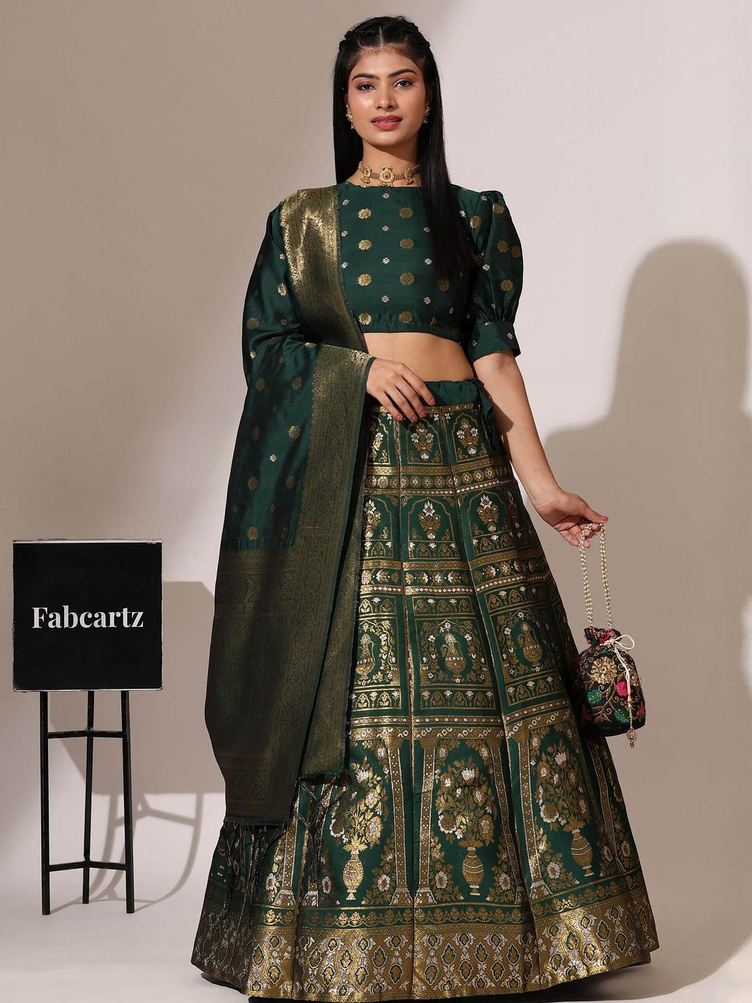 Mr Y Women Silk Lehenga Choli