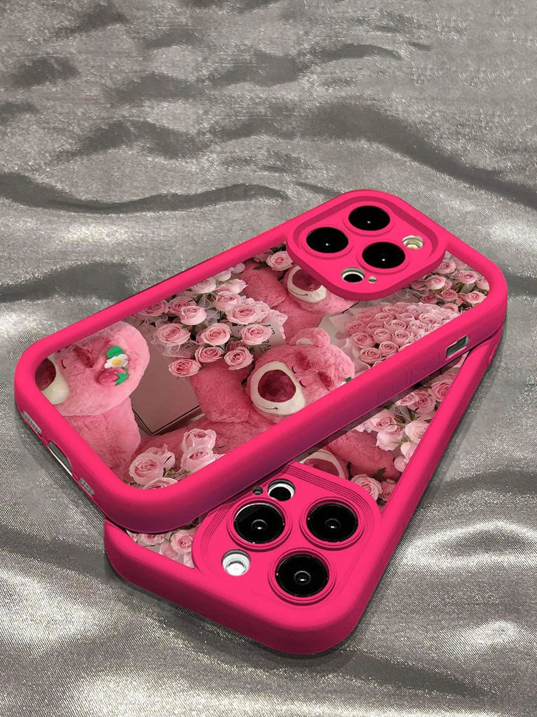 CASE CREATION Women Floral Printed Lens Protection iPhone 16 Back Case Mobile Accessories