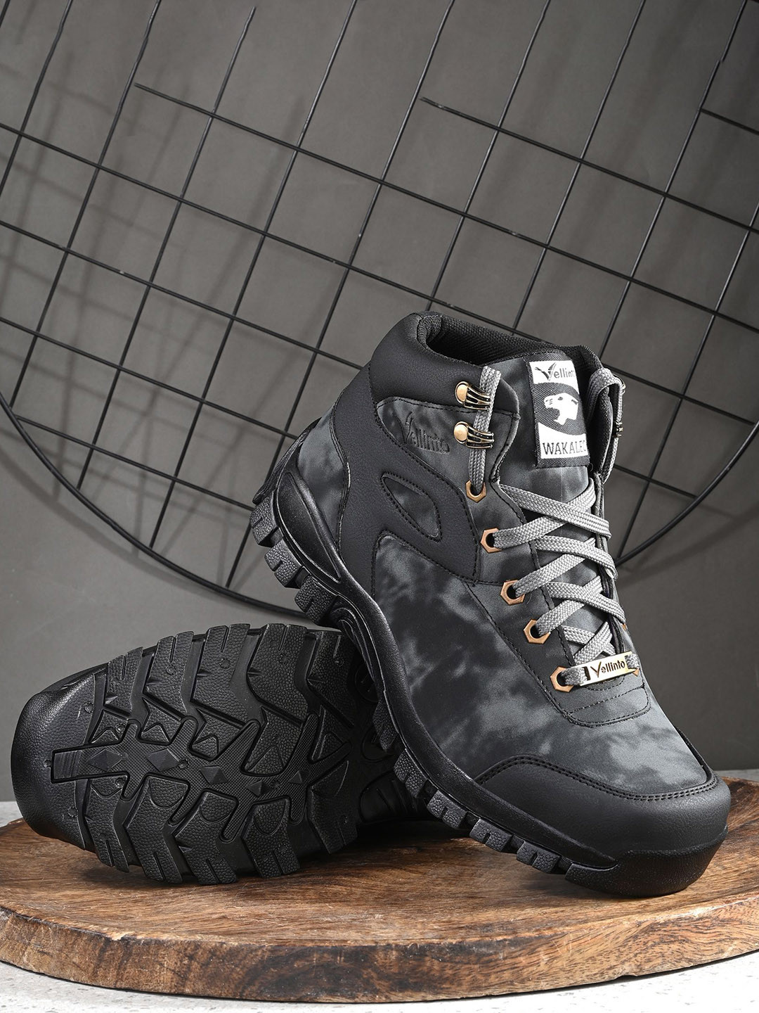 Vellinto Ventra Men Round Toe Casual Boots