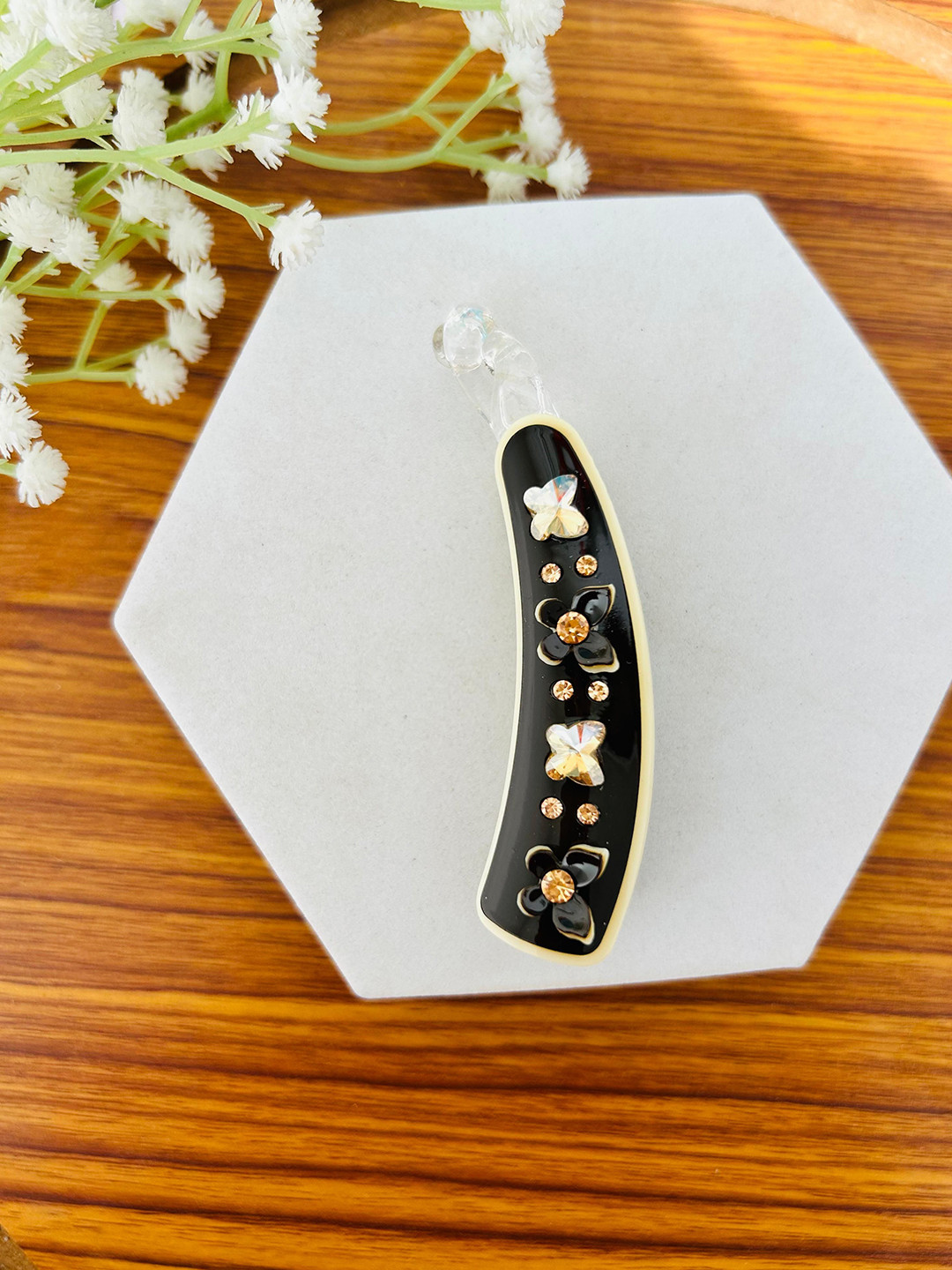 Radhya Accessories Women Daisy Bling Bofeini Banana Clip