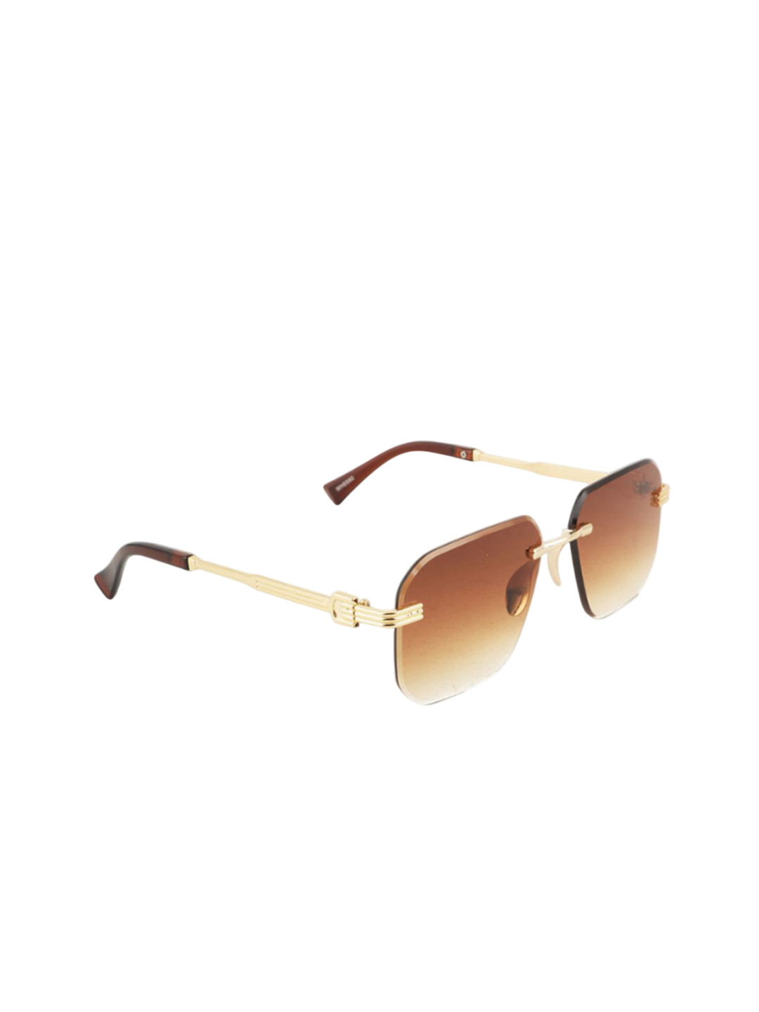 BAYBERRY Unisex Square with  UV Protected Sunglasses DS 1102 Brown