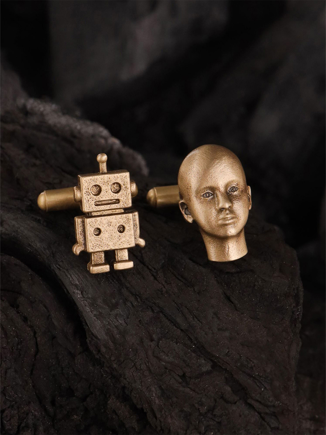 COSA NOSTRAA Binary & Beyond  Men Set of 2 Quirky Fashion  Cufflink