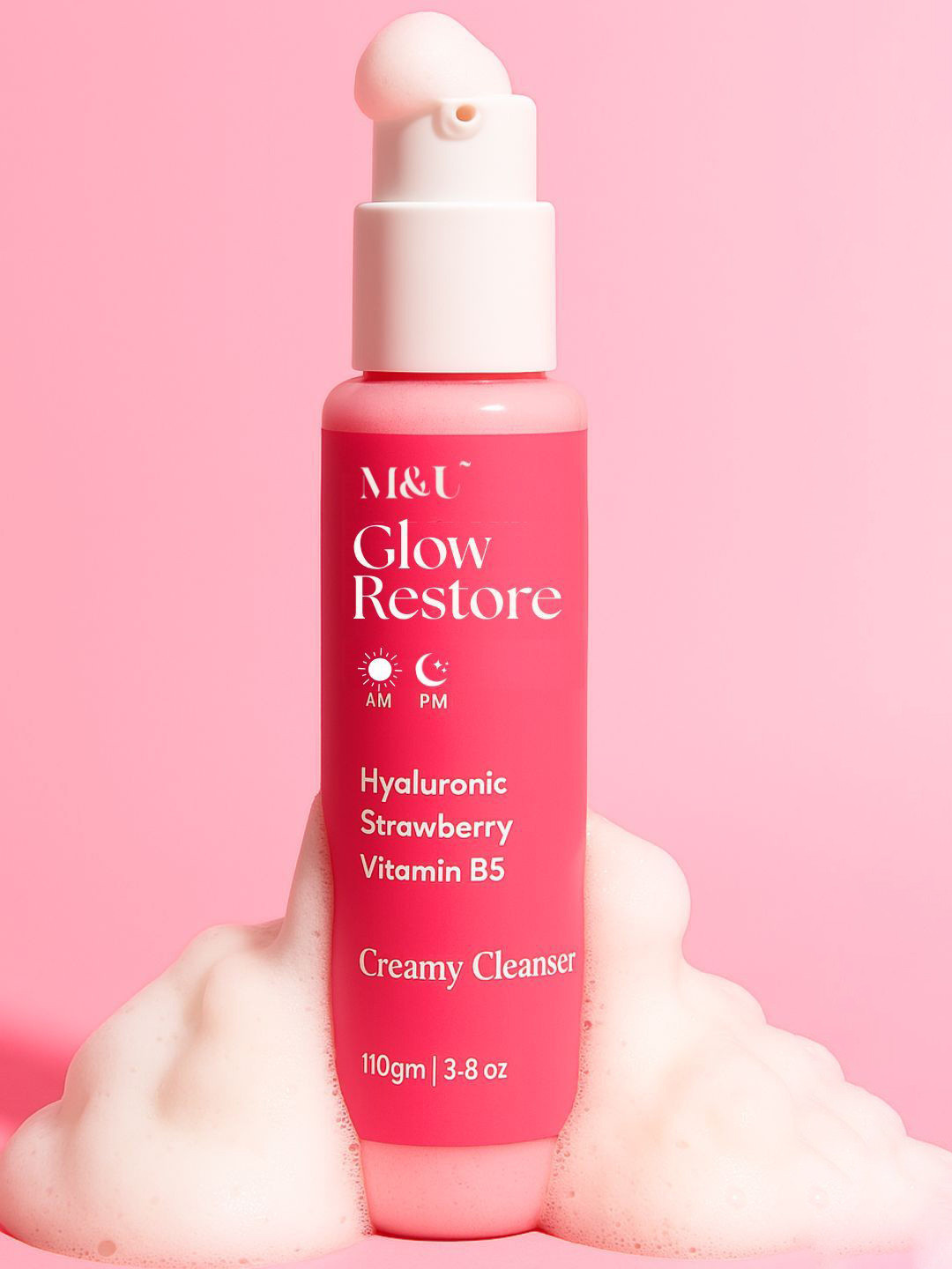 M&U Glow Restore Creamy Cleanser - 110 g