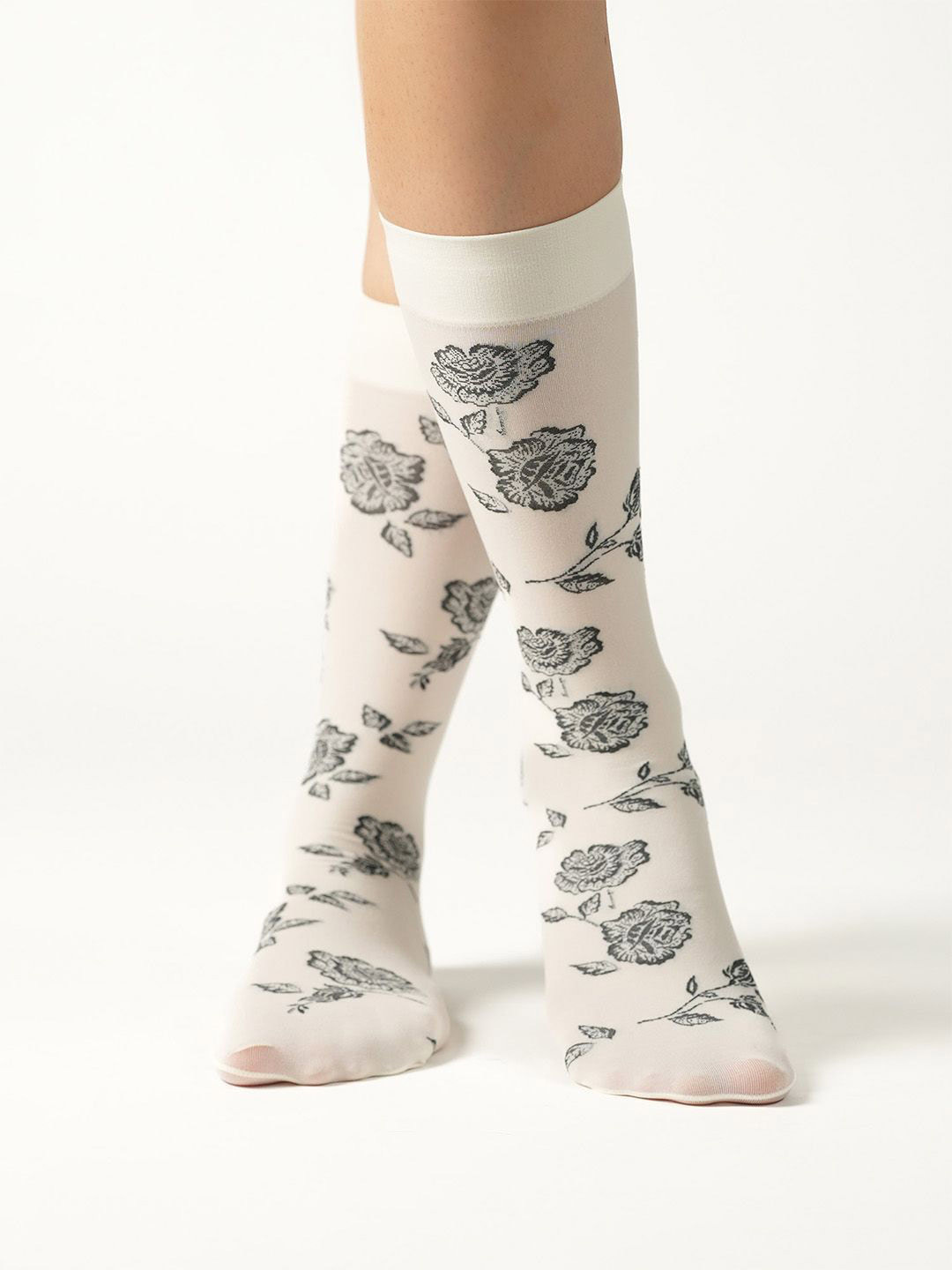 Theater Women Radiant Stars White Socks