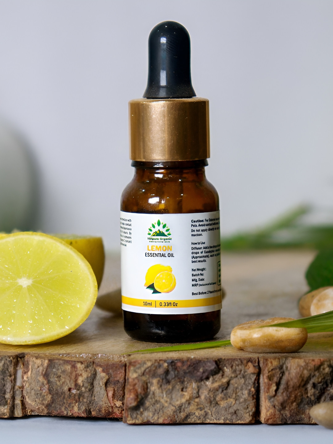Hillpure Organic Lemon Pure & Natural Essential Oil - 10 ml