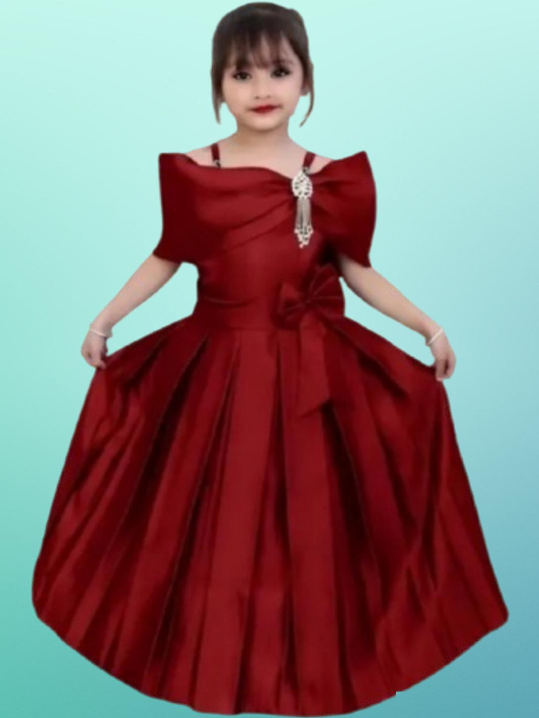 PRENA FASHION Girls Red Dresses