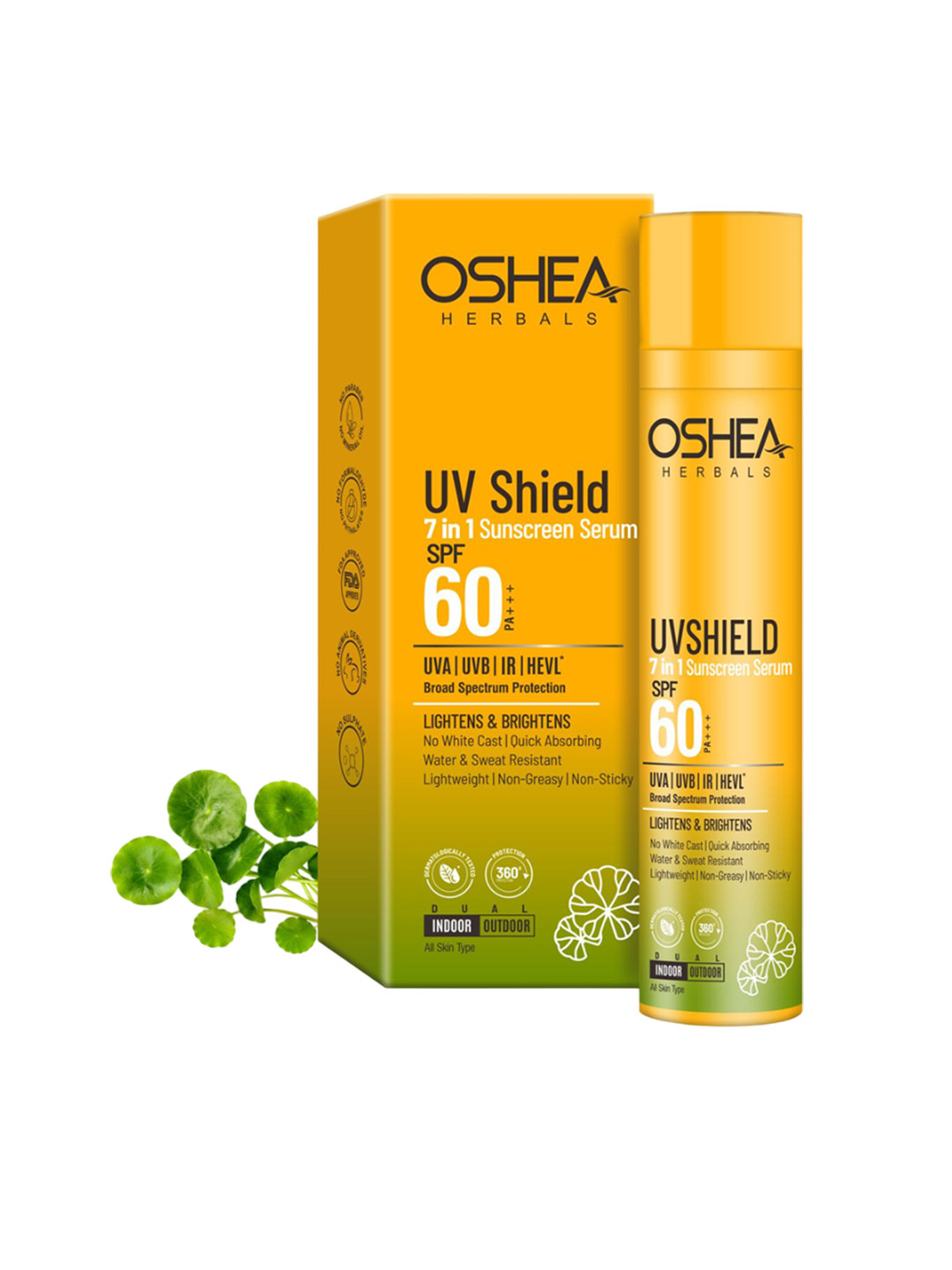 Oshea Herbals UV Shield 7 In 1 Sunscreen Serum SPF60 PA+++ - 50 ml
