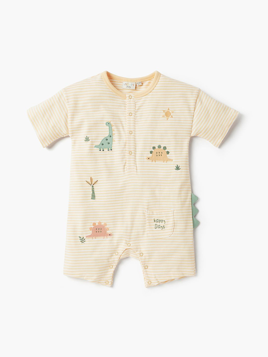 Juniors by Babyshop Infant Boys Striped Cotton Romper