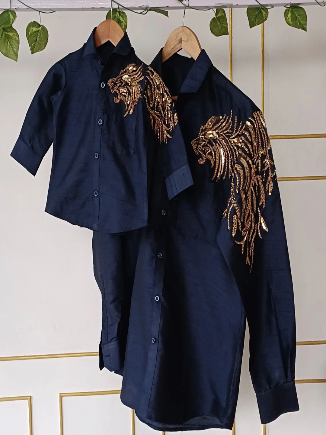 BabyTeen Fashion Boys Solid Spread Collar Cotton Casual Shirt