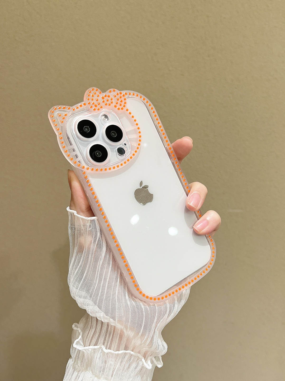 CASE CREATION Women Hello Kitty iPhone 14 Pro Max Bumper Case Mobile Accessories