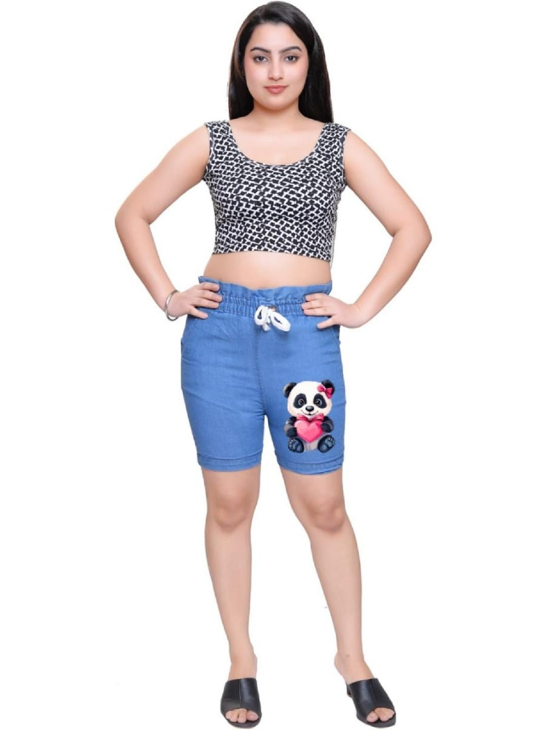 MIRAKSH Blue Denim Shorts