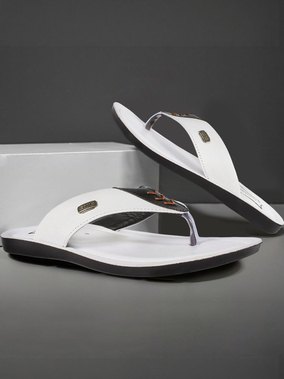 Trump White PU Flip Flops
