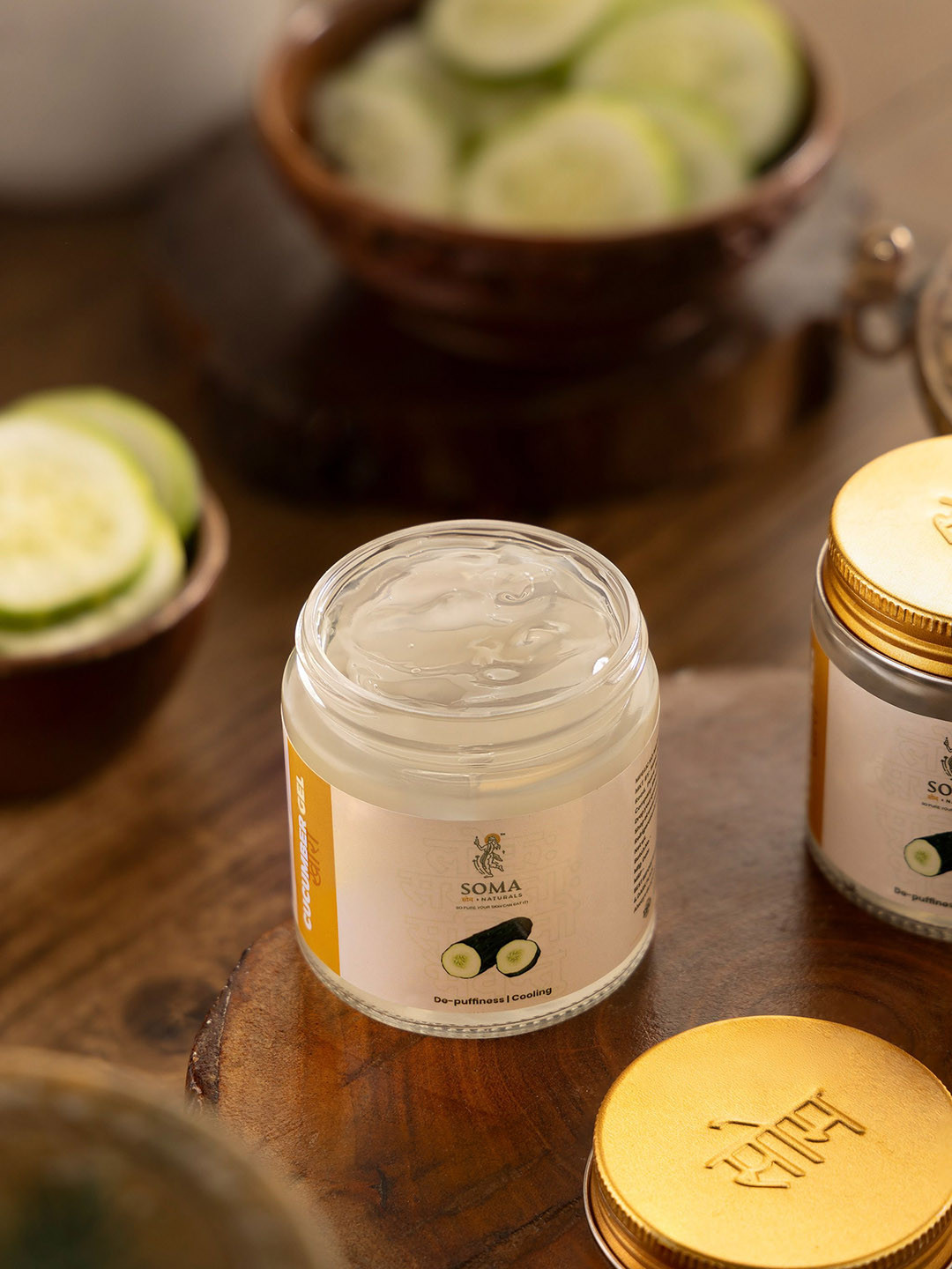 SOMA NATURALS Cucumber Gel For De-Puffiness & Cooling - 100 g
