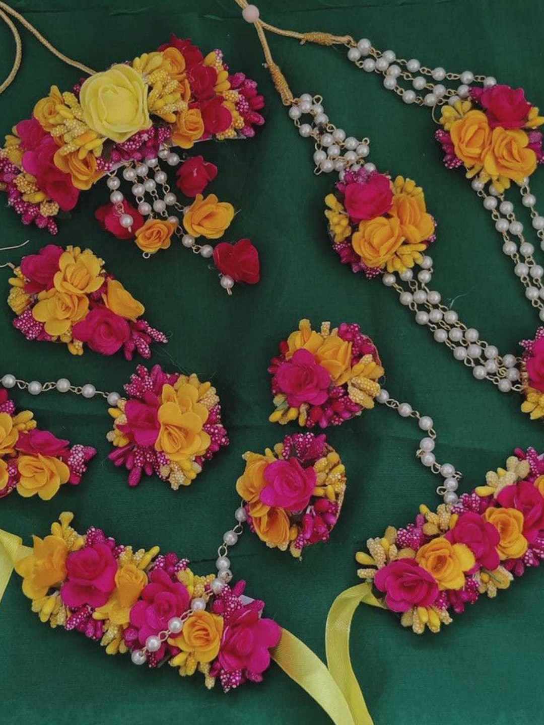 Ringzinnie Flower Bridal Jewellery Set