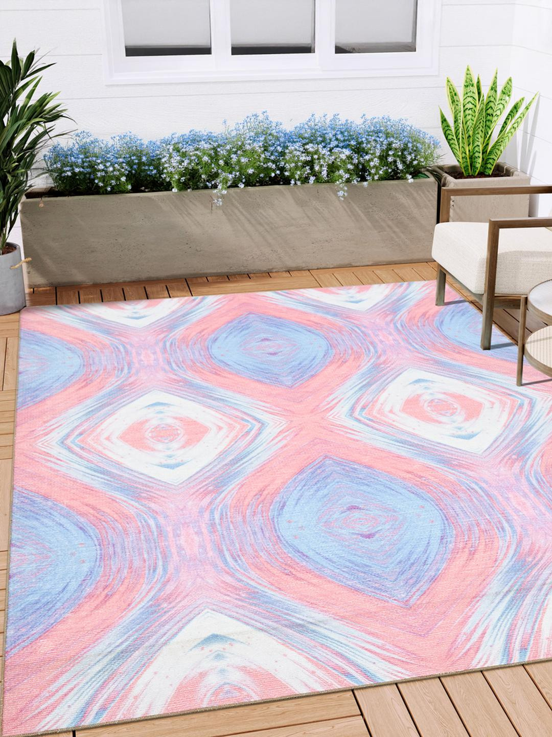 Kaleen India Pink Polyester Carpets