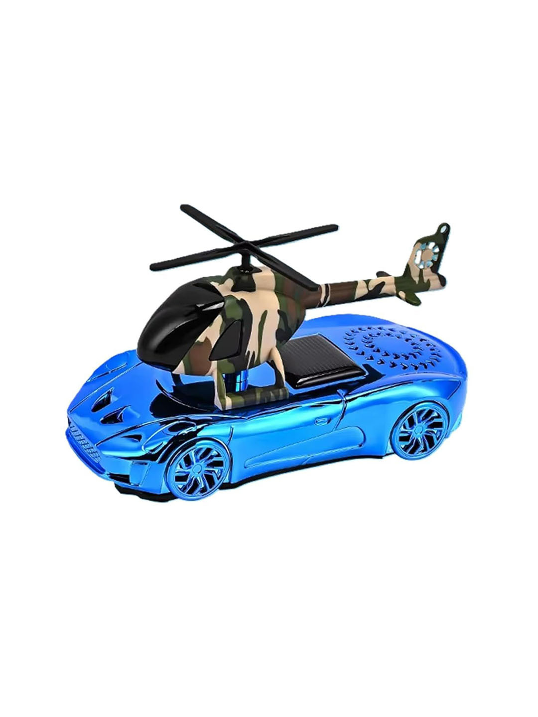 AUGEN Solar Car Helicopter Design Rotating Car Air Freshener