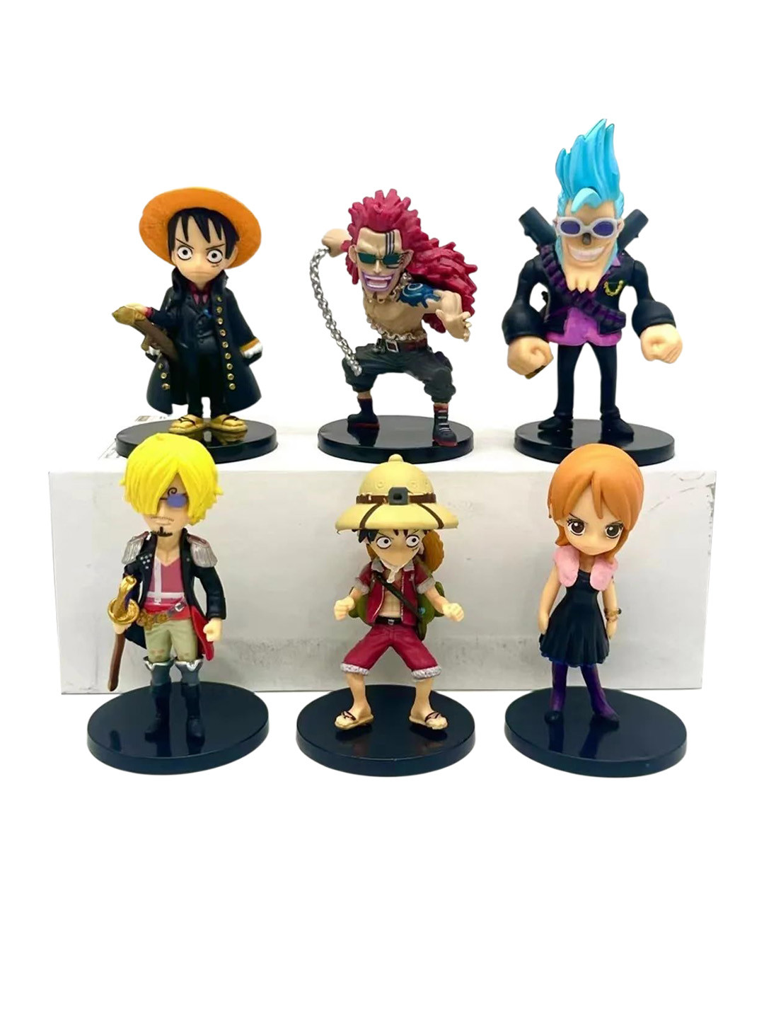 AUGEN Kids 6Pcs Action Figurine Limited Edition For Car Dashboard