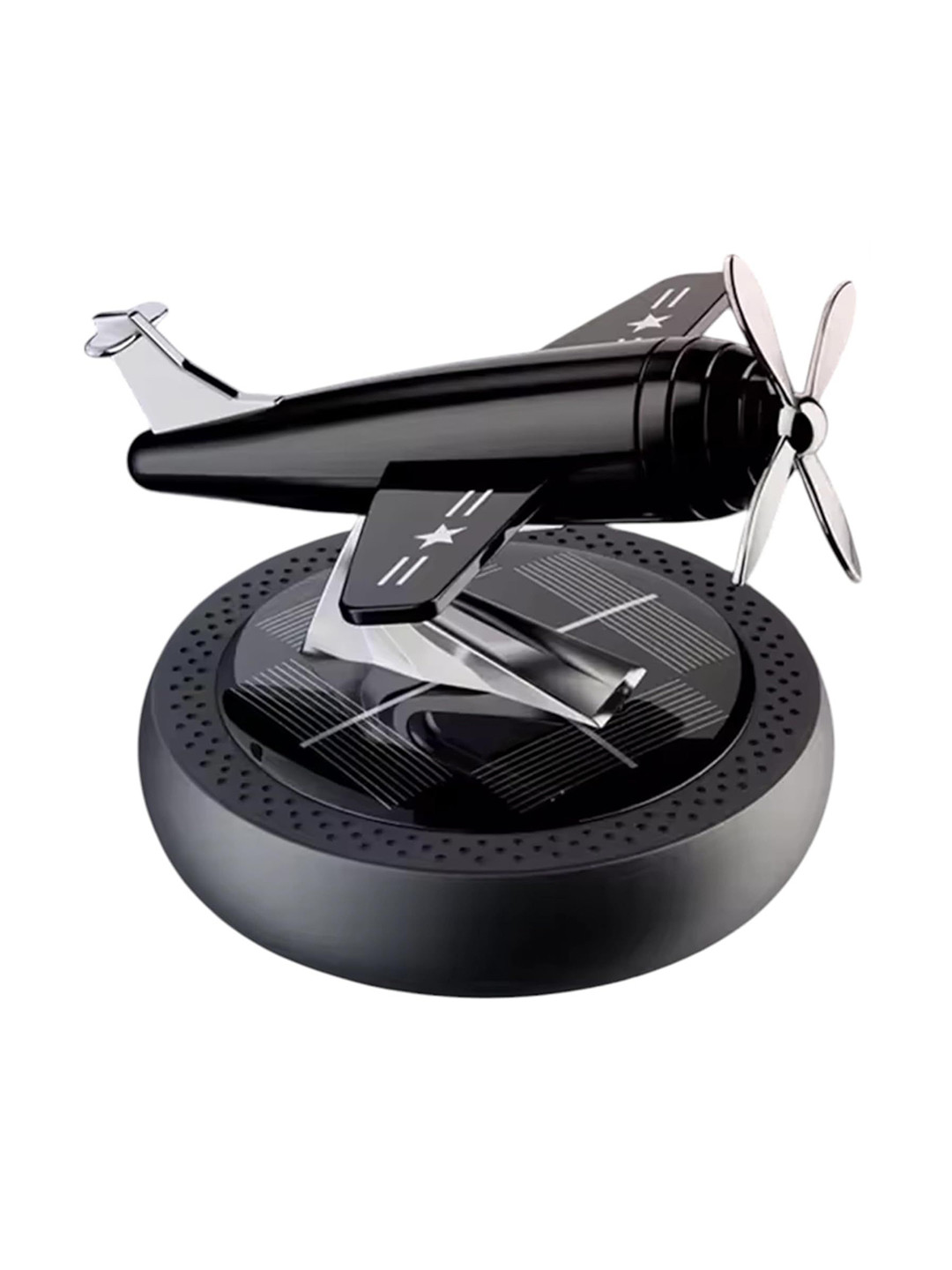 AUGEN Solar Aeroplane Design Rotating Car Air Freshener