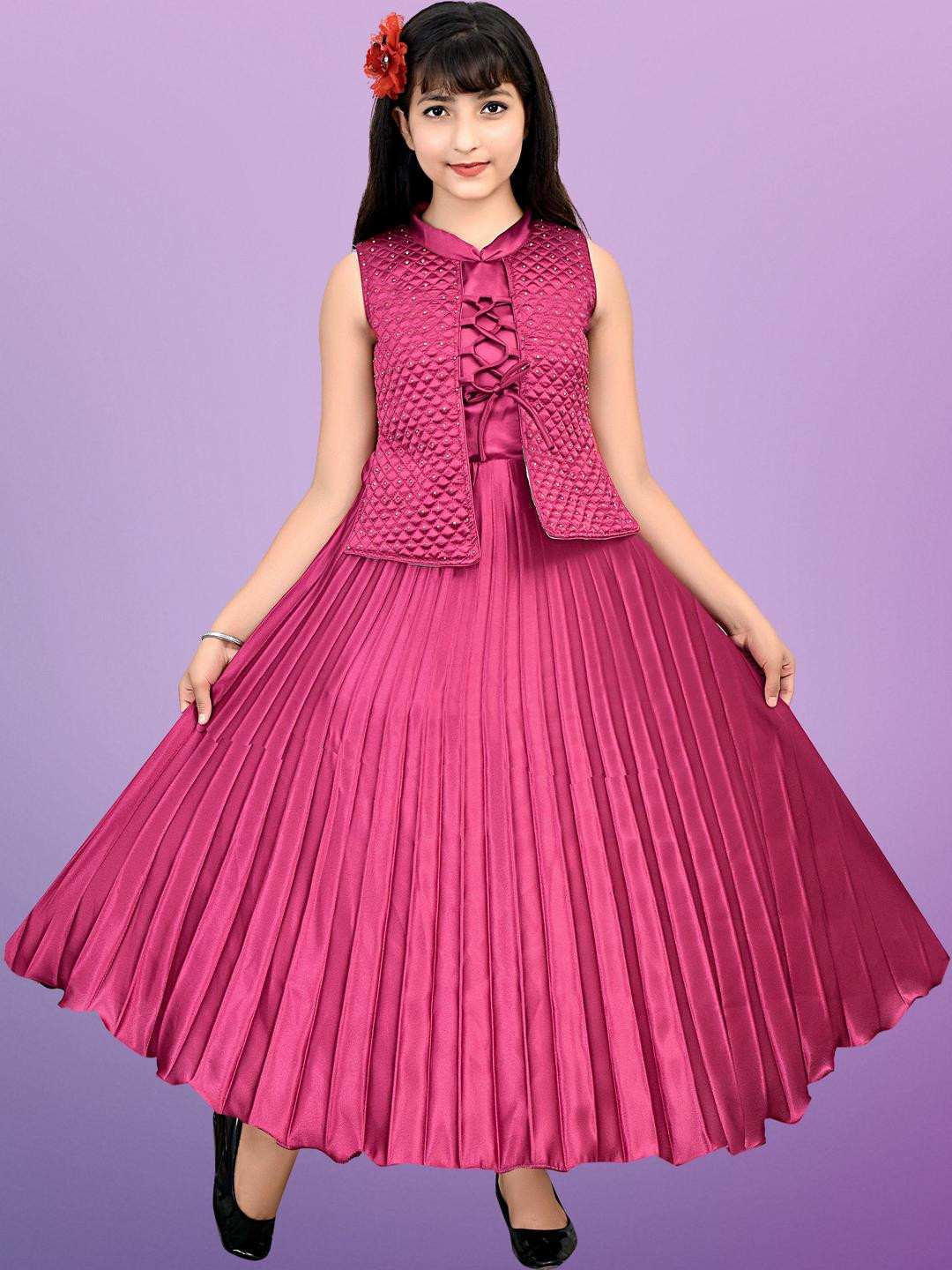 PRENA FASHION Girls Pink Dresses