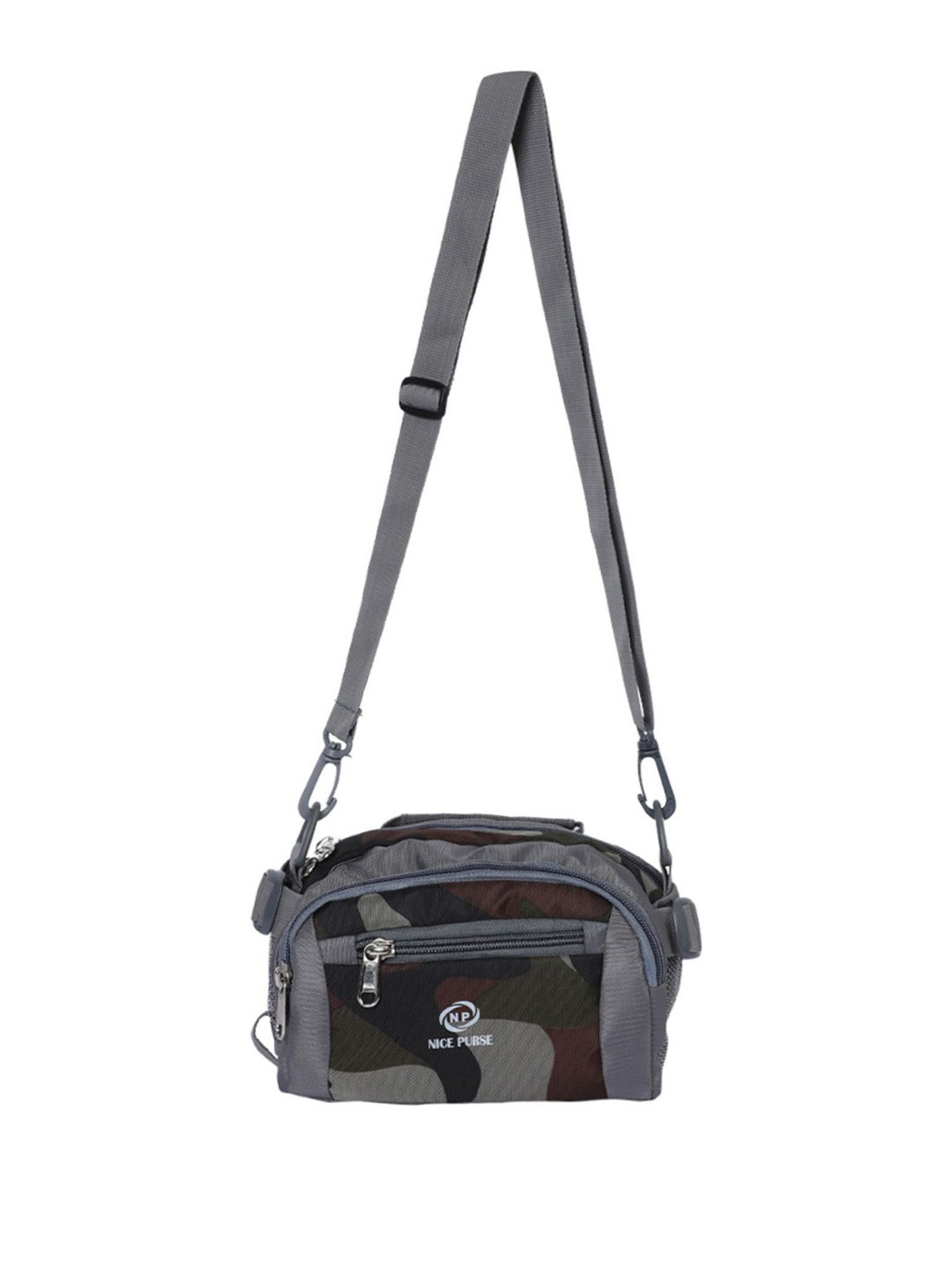 NICE PURSE Men Brand Logo Printed Soft Case Waist Pouch