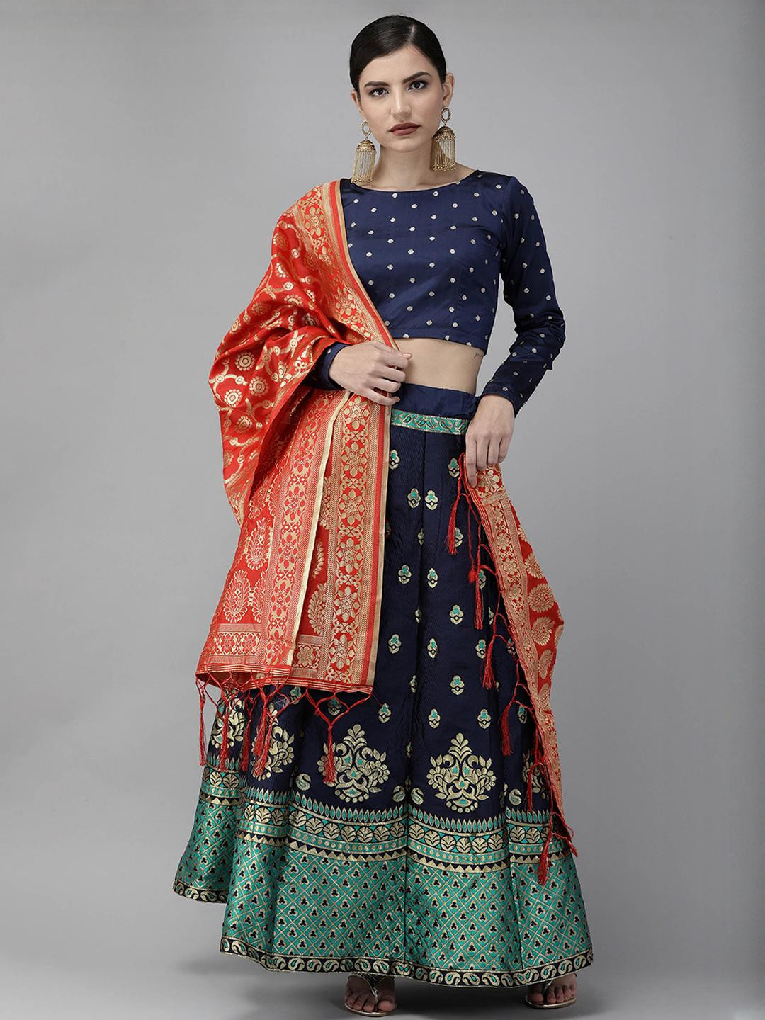 Mr Y Women Silk Lehenga Choli