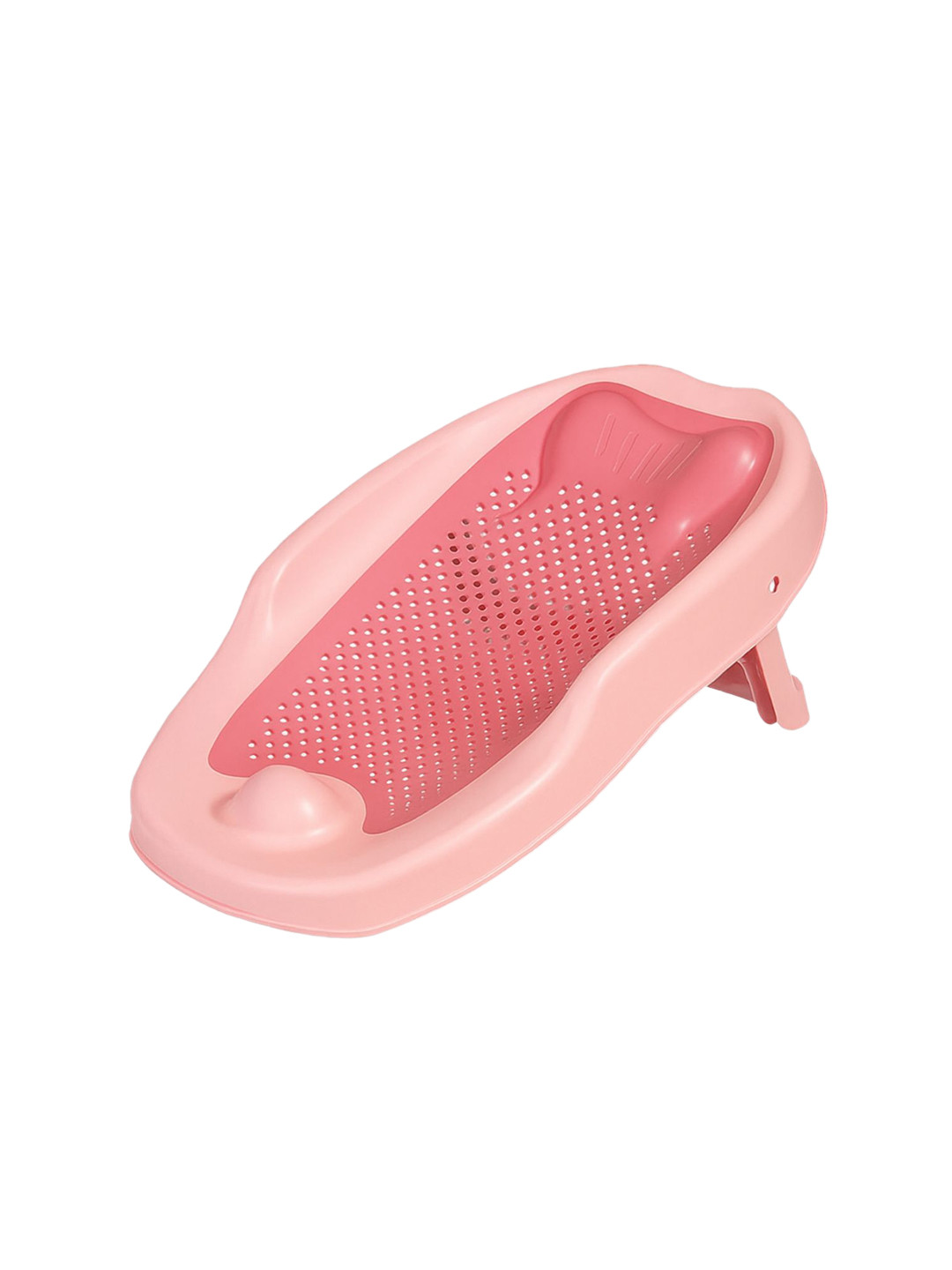 GUCHIGU Pink Infants Soft Anti-Slip Reclining BathTub