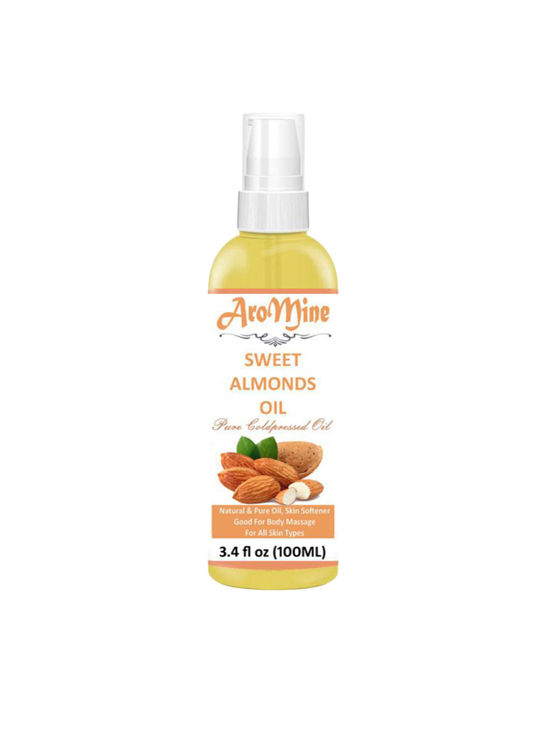 AroMine 100% Pure & Natural Almond Oil - 100 ml