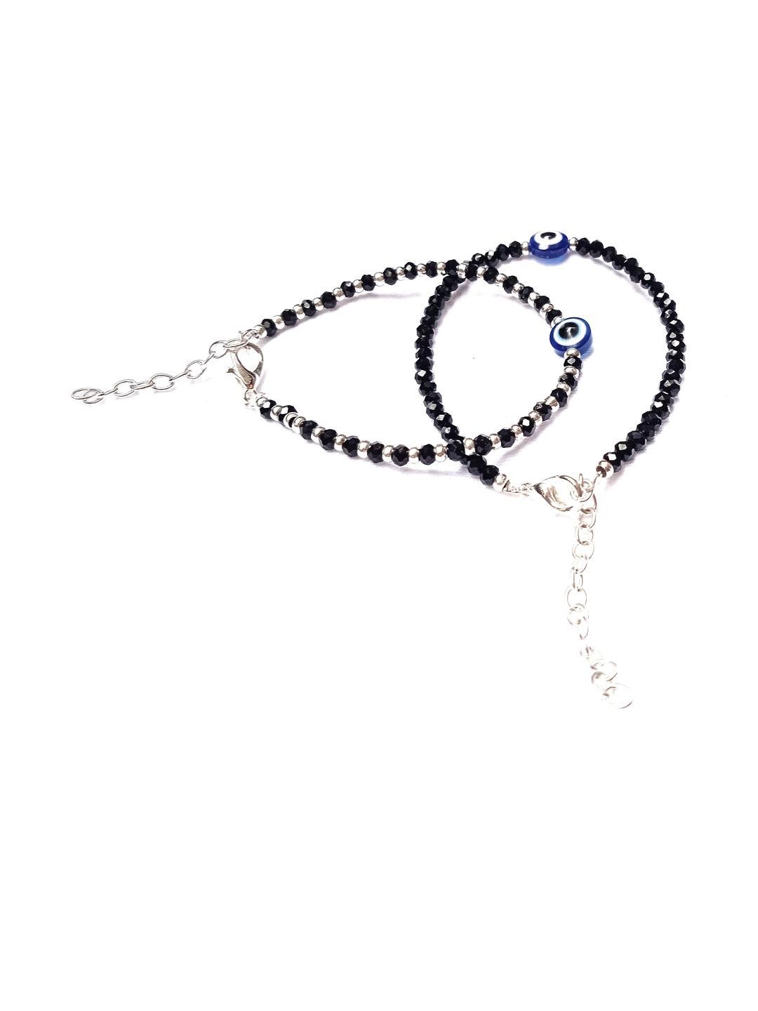 QNAM Black Metal Bracelet