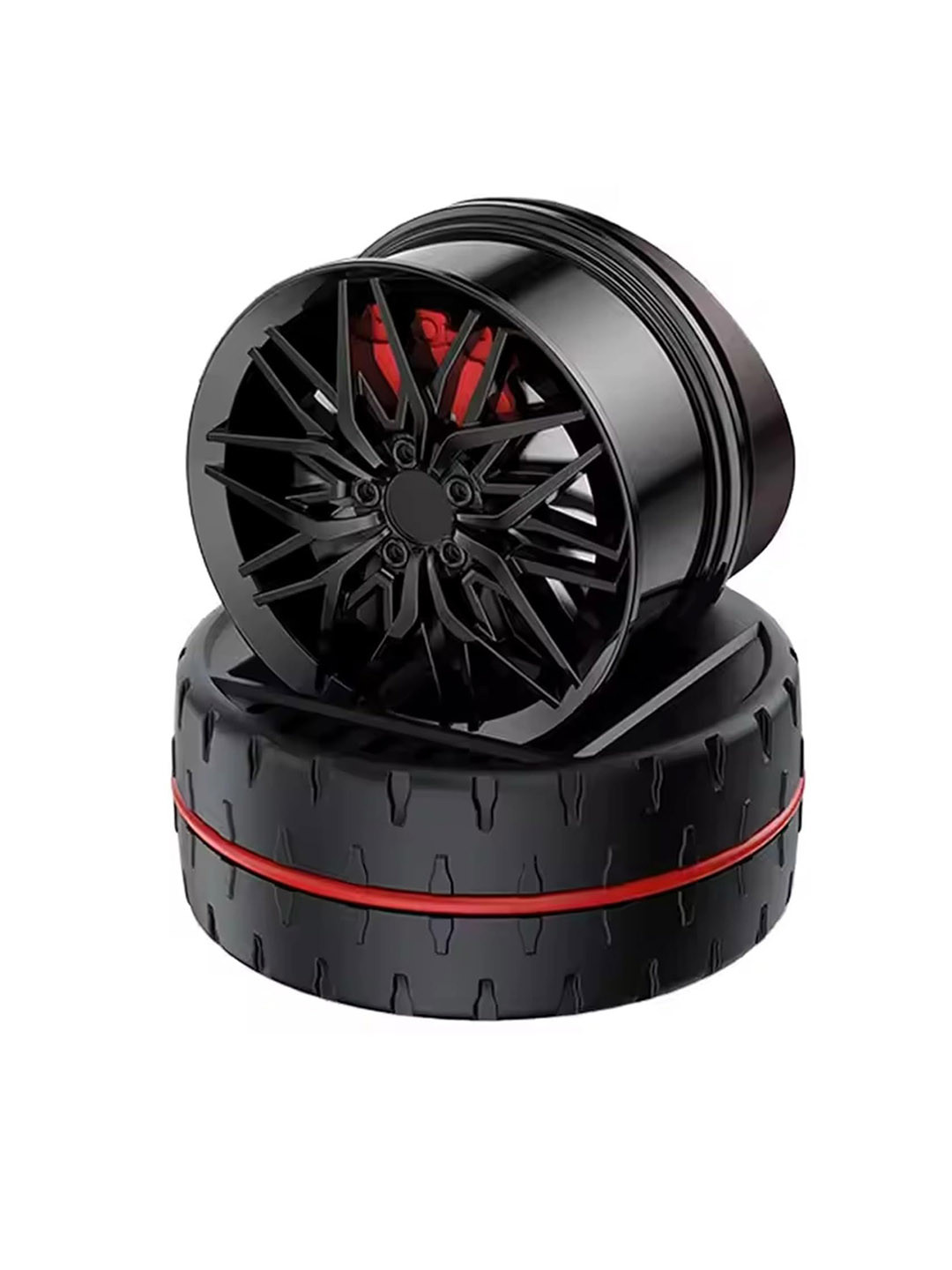 AUGEN Solar Wheel Design Rotating Car Air Freshener