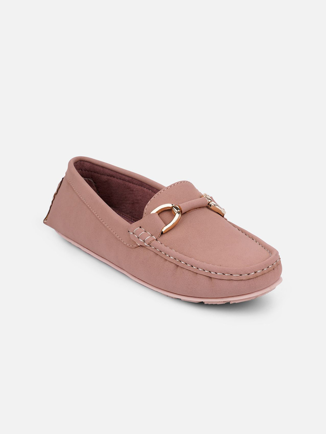 iD&U Women Soft & Premium Round Toe Slip-On Horsebit Loafers