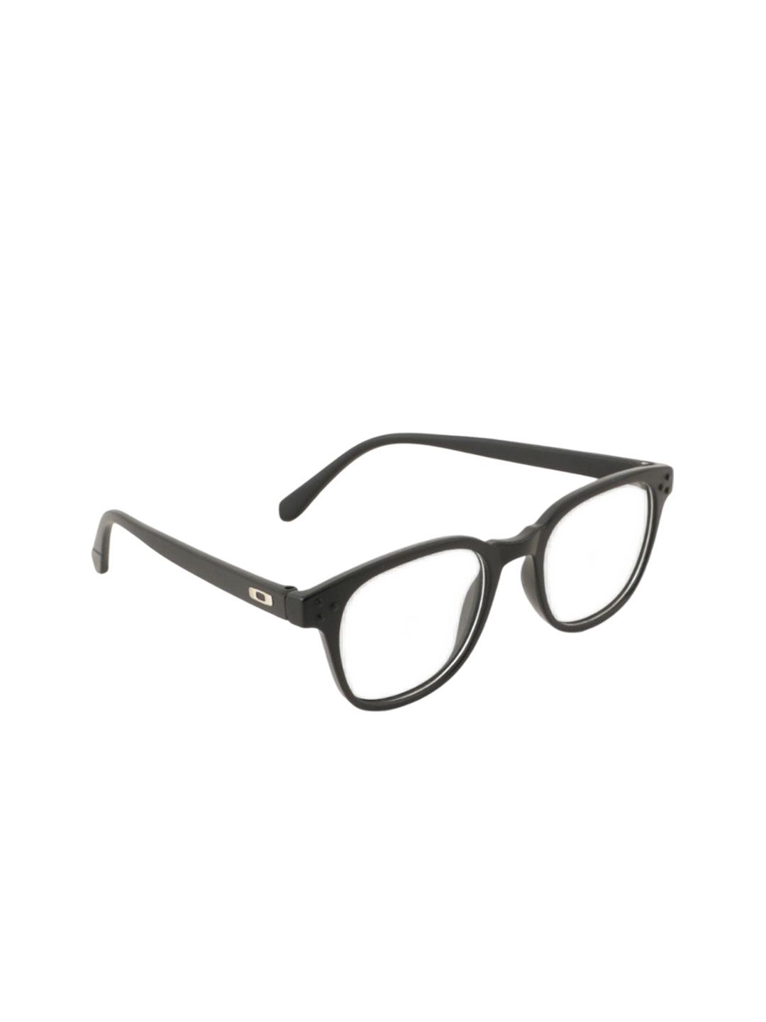 BAYBERRY Unisex Clear Lens & Black Square Sunglasses with UV Protected Lens DS 1131