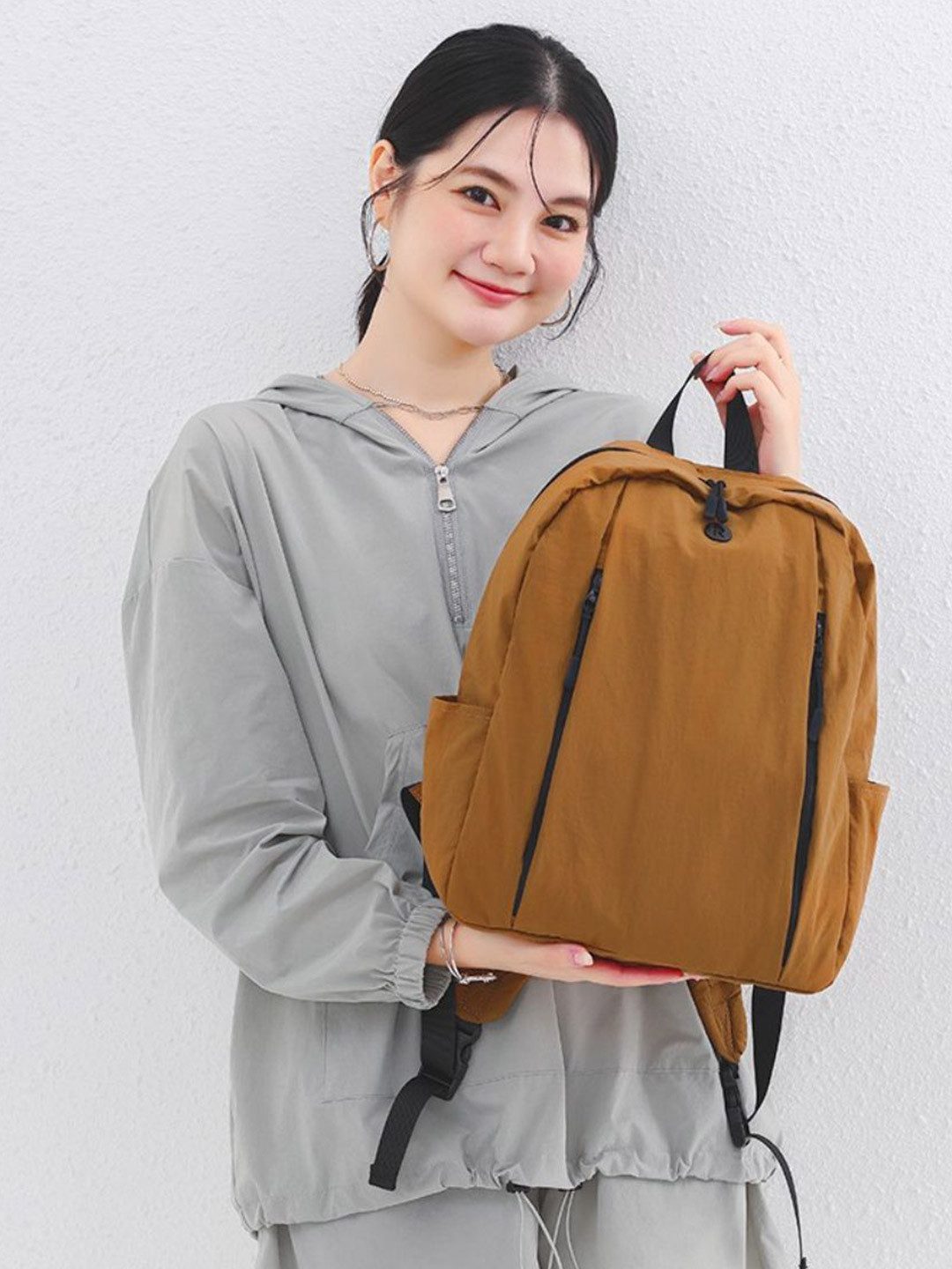 StyleCast Women Small Non Padded Backpack with 2 Stash Pockets